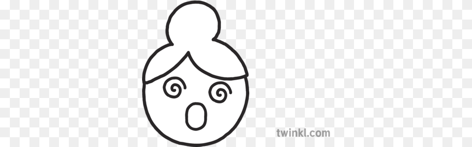 Eyes Whirling Shocked Emoji People Planit Maths Y2 Number Line Art Free Png Download