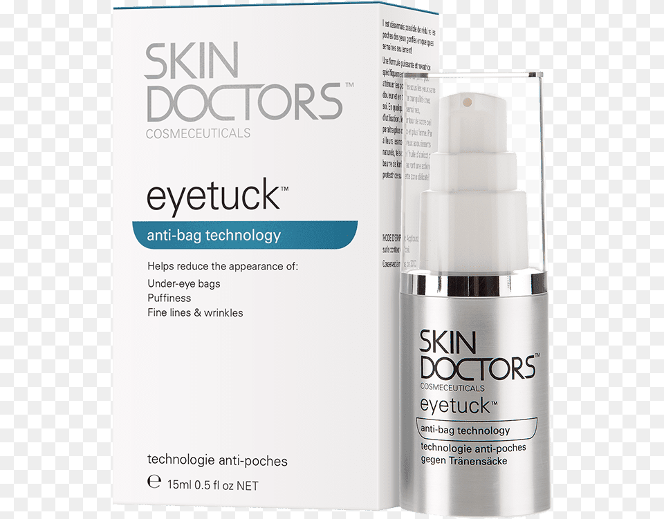 Eyetuck Carton Amp Bottle Skin Doctor Eye Cream, Cosmetics, Shaker Free Png