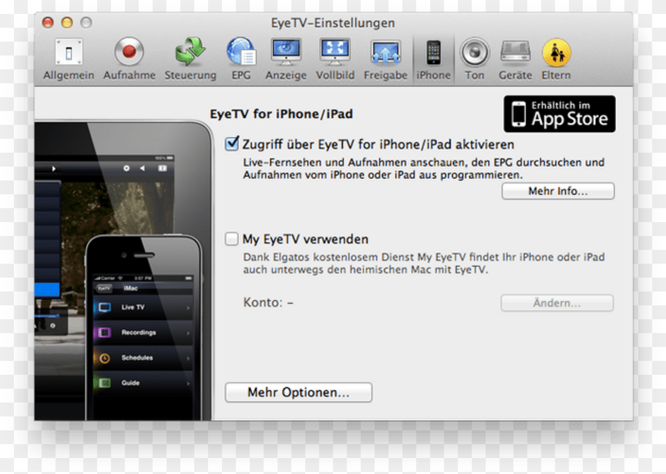 Eyetv Fr Mac Available On The App Store, File, Electronics, Mobile Phone, Phone Png Image