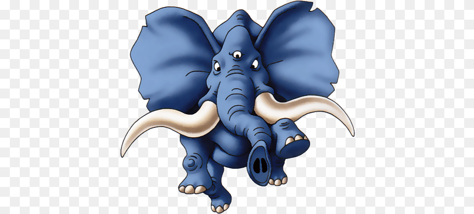 Eyevory Tusk Tusk Cartoon 476x434 Clipart Download Trumpeter Dragon Warrior Monsters, Animal, Mammal, Elephant, Wildlife Free Transparent Png