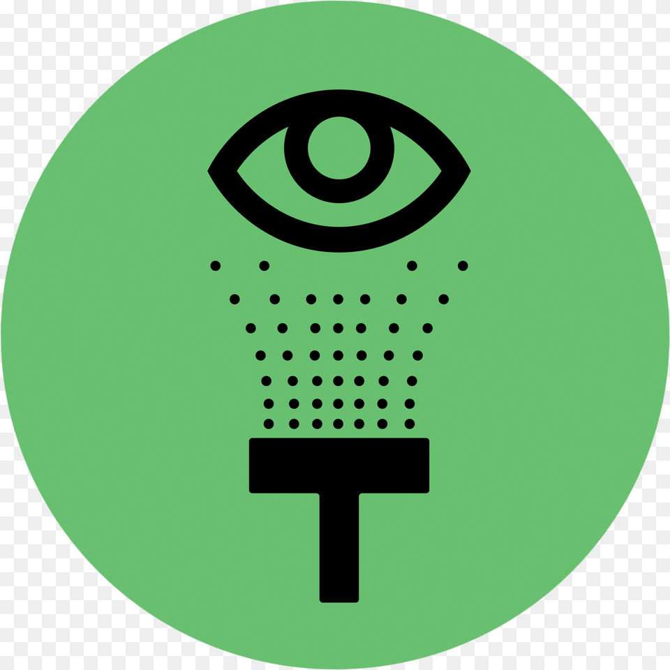 Eyewash 1724 Kb Autocad Eye Wash Symbol, Green, Disk Png