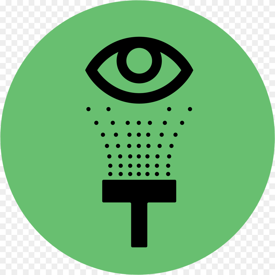 Eyewash 1724 Kb Eye Wash Symbol Dwg, Green, Disk Free Png