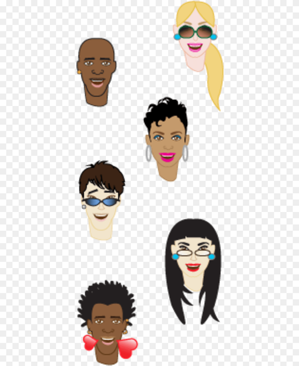 Eyewear Face Hair Glasses Facial Expression Vision Cartoon, Accessories, Sunglasses, Earring, Jewelry Png