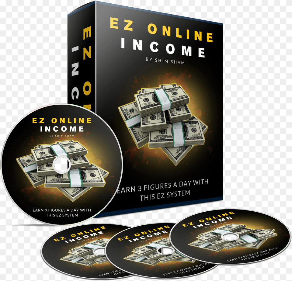 Ez Online Income Review Get Bonuses Flyer, Advertisement, Poster, Disk, Dvd Free Png Download