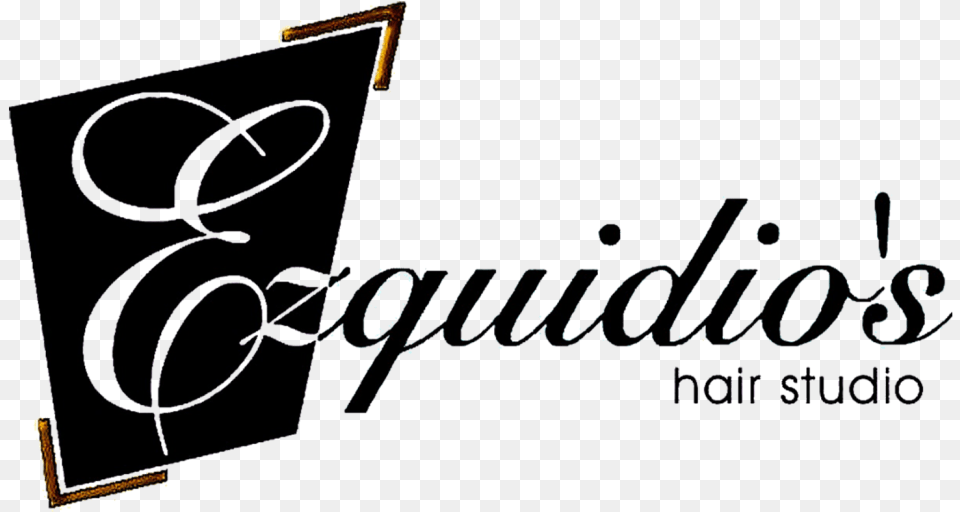 Ezquidio Logo Black Calligraphy, Blackboard, Text Free Transparent Png