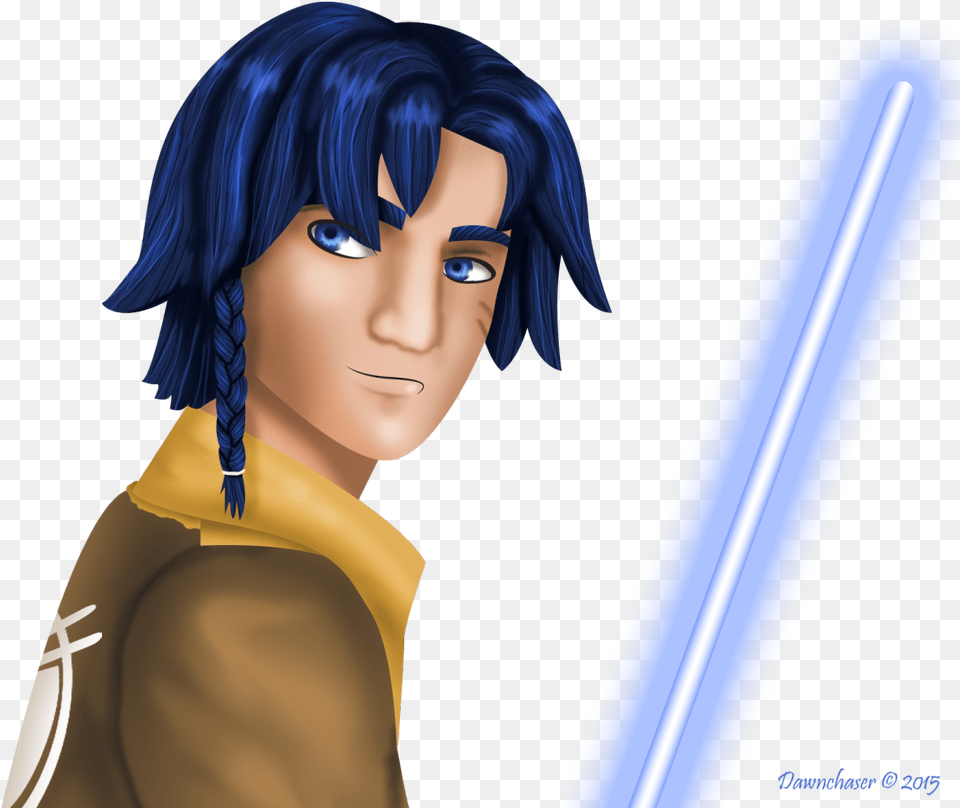 Ezra Bridger By Dawnch Padawan Braid Padawan, Adult, Book, Comics, Female Free Png