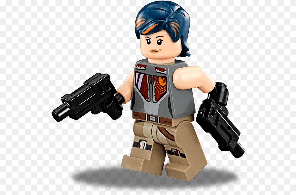 Ezra Bridger Lego Minifigure, Firearm, Gun, Handgun, Toy Free Transparent Png