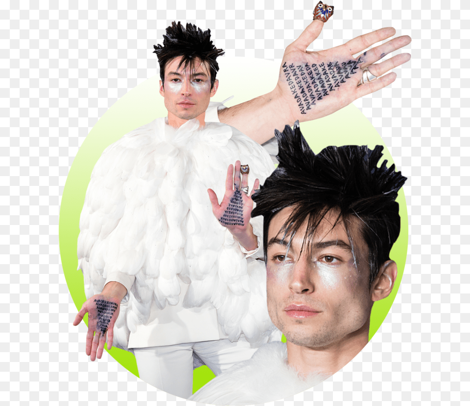 Ezra Miller Whips Out Another Showstopping Red Carpet Fun, Photography, Person, Body Part, Finger Free Transparent Png