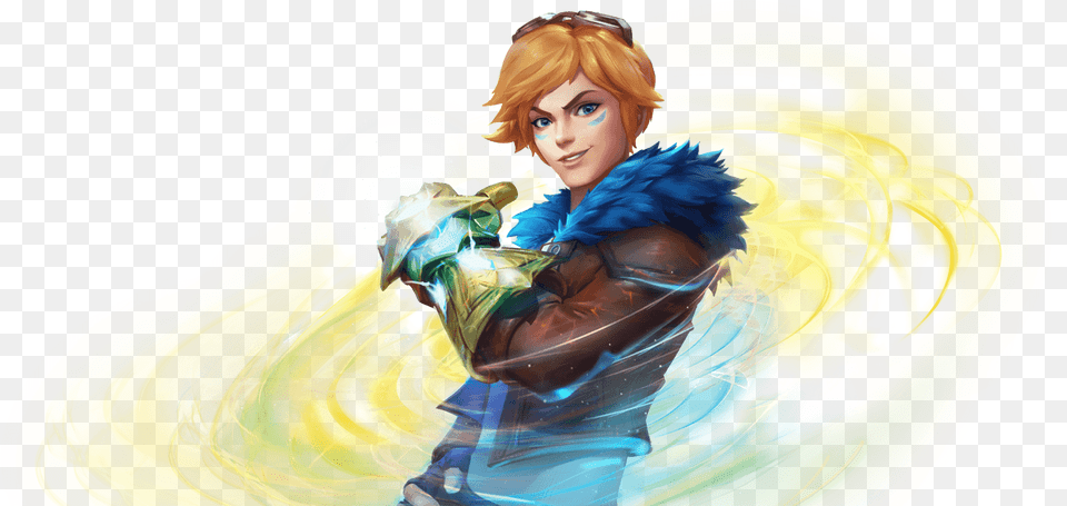 Ezreal Wild Rift, Adult, Female, Person, Woman Free Png