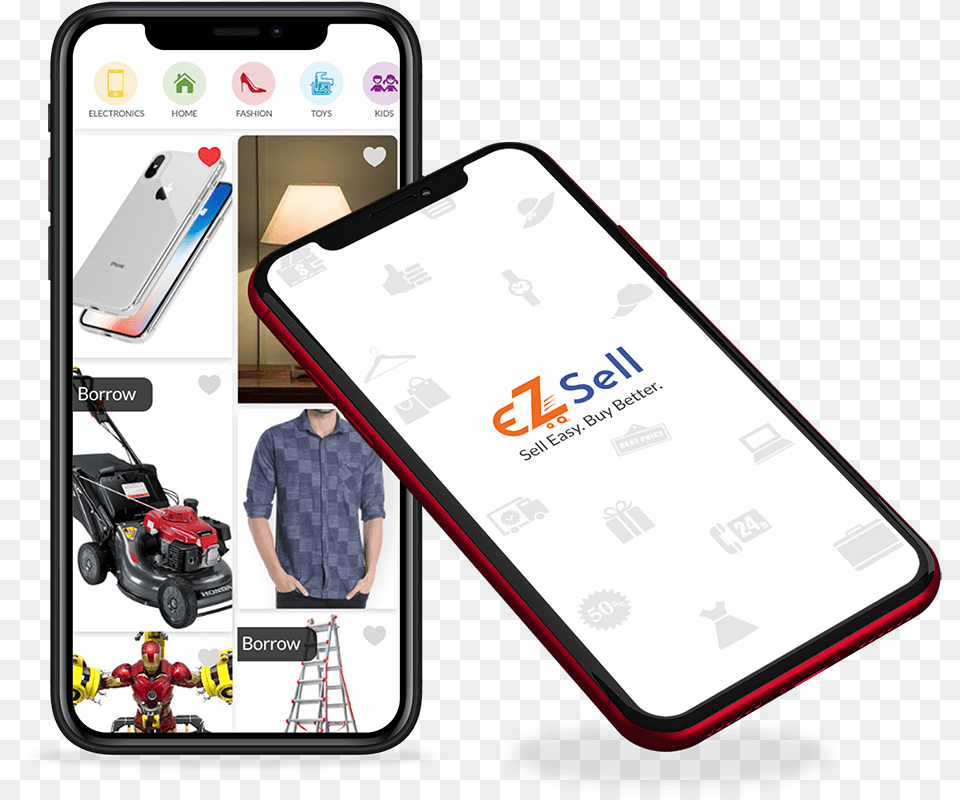 Ezsell Sell Easy Buy Better Garage Sales Lend U0026 Borrow Iphone, Phone, Electronics, Mobile Phone, Adult Png Image