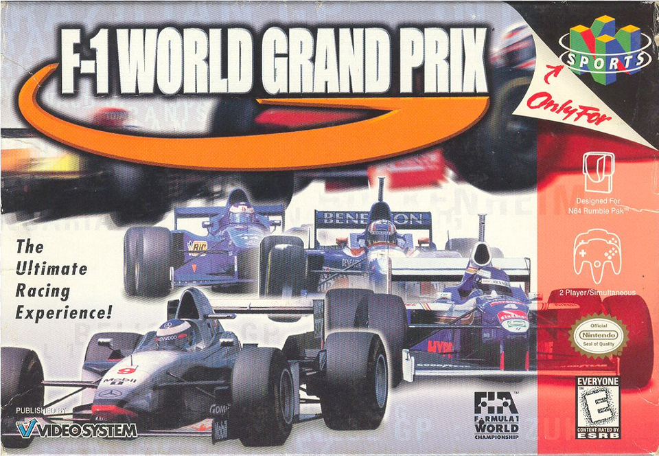 F 1 World Grand Prix N64 F 1 World Grand Prix Box, Auto Racing, Car, Formula One, Race Car Png