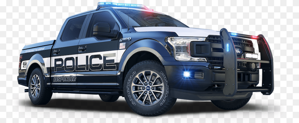 F 150 Police Responder, Vehicle, Pickup Truck, Truck, Transportation Free Png
