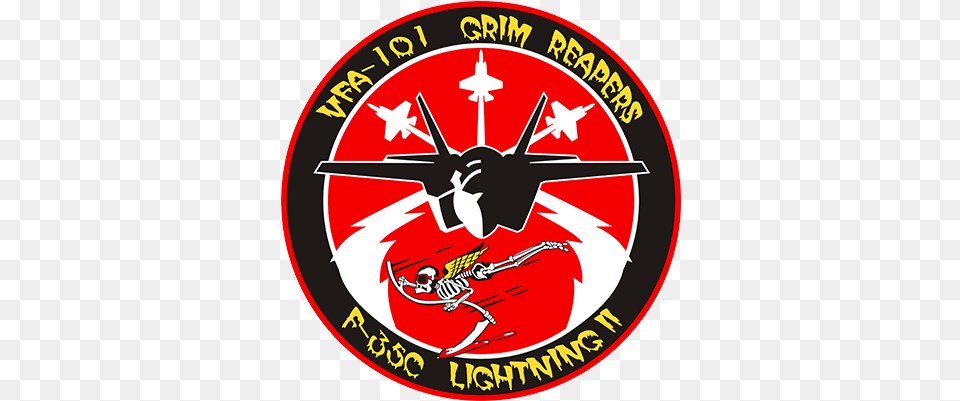 F 35 Lightning Ii Vfa101 Grim Reapers Menu0027s Premium Tshirt F 35 Lightning Ii Logo, Emblem, Symbol Png