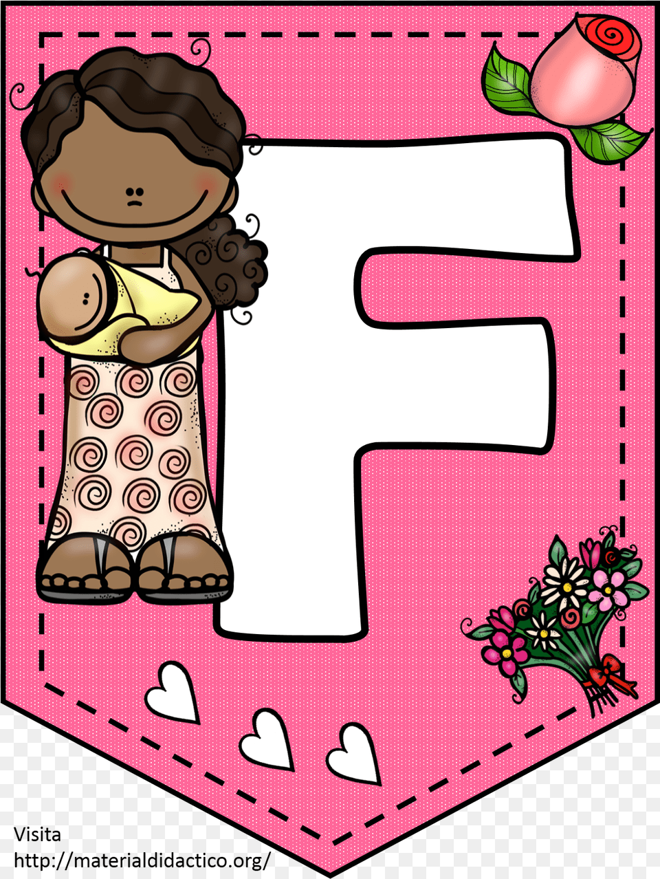 F Banderines Para Imprimir Dia De La Madre, Baby, Person, Number, Symbol Free Png