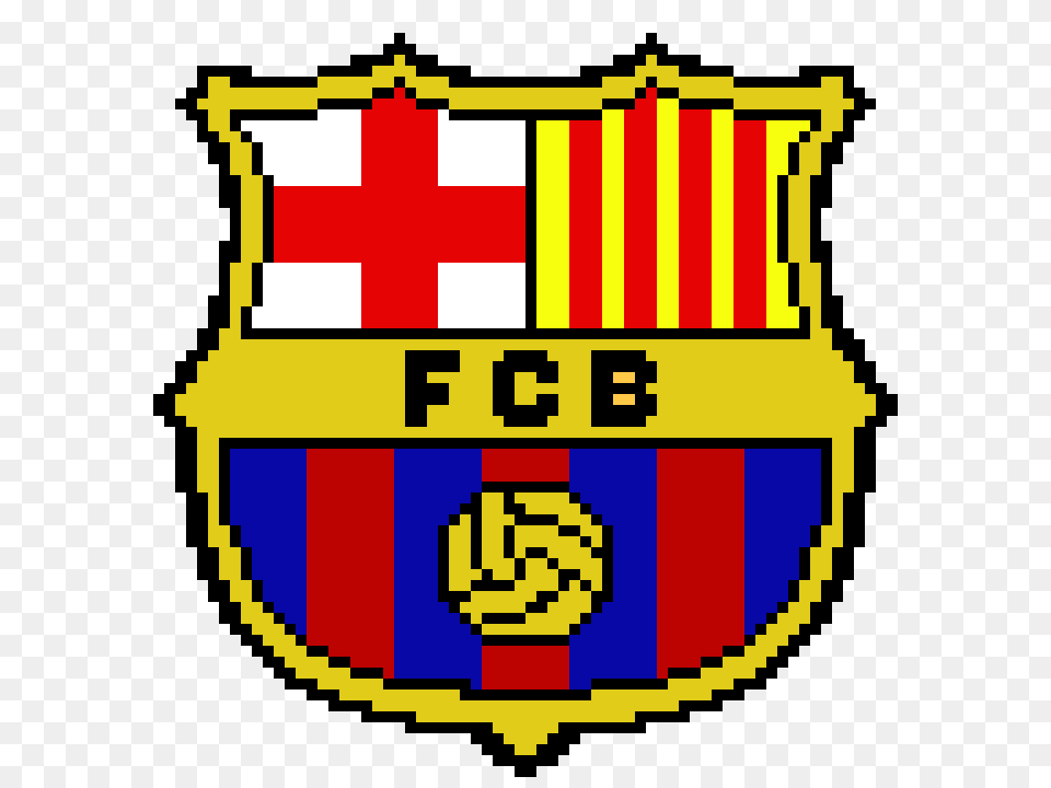 F C Barcelona Logo Pixel Art Maker, Symbol, Armor Png