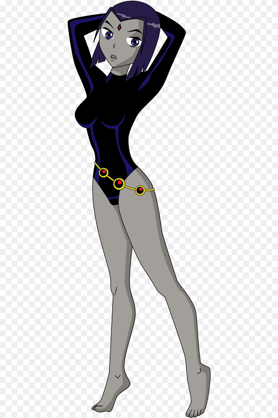 F Da D A Cebb Pixels Teen Titans Raven Sexy Legs, Adult, Person, Female, Woman Png Image