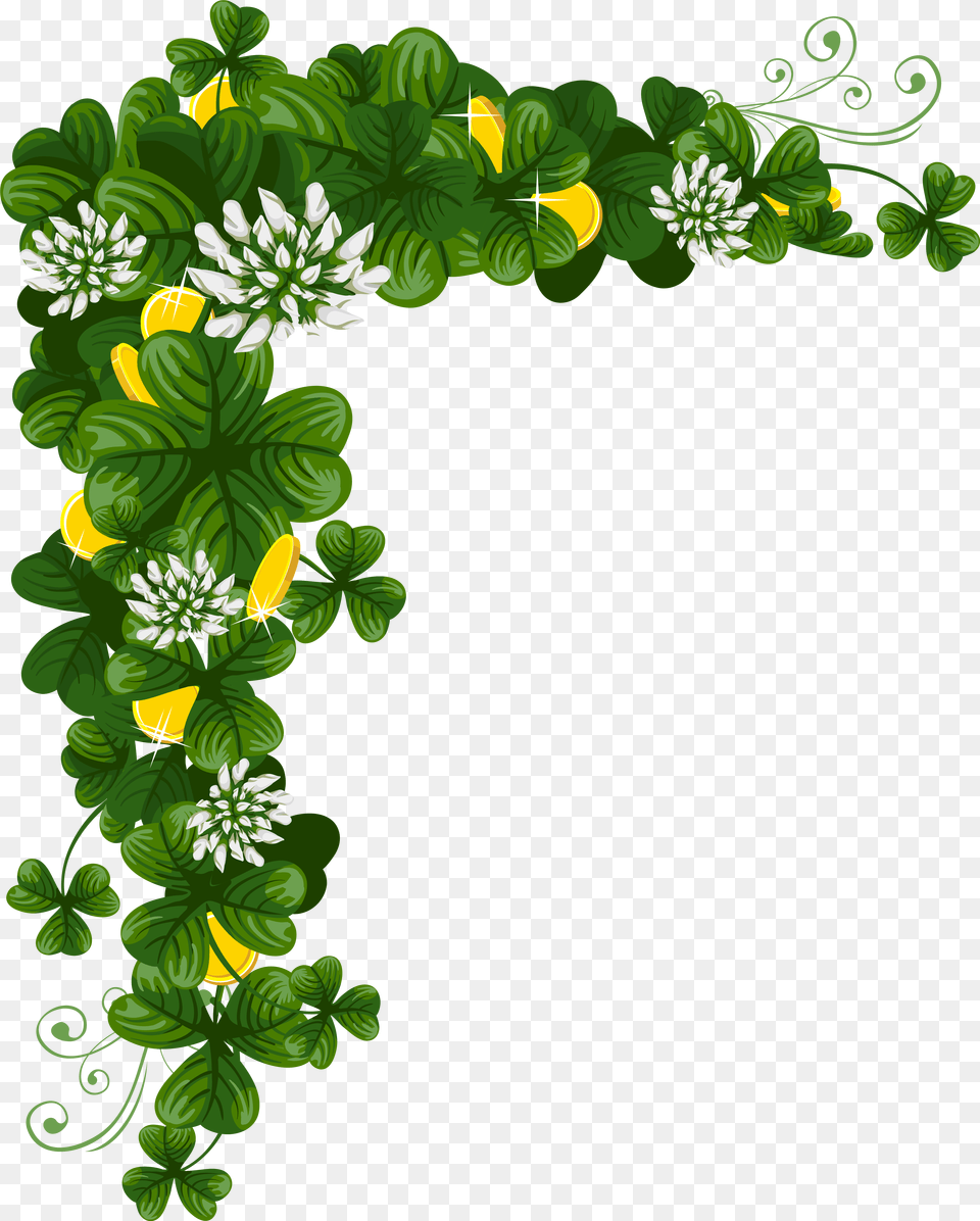 F E Orig Clip St Patrick Day Clipart Art, Floral Design, Graphics, Green Free Transparent Png