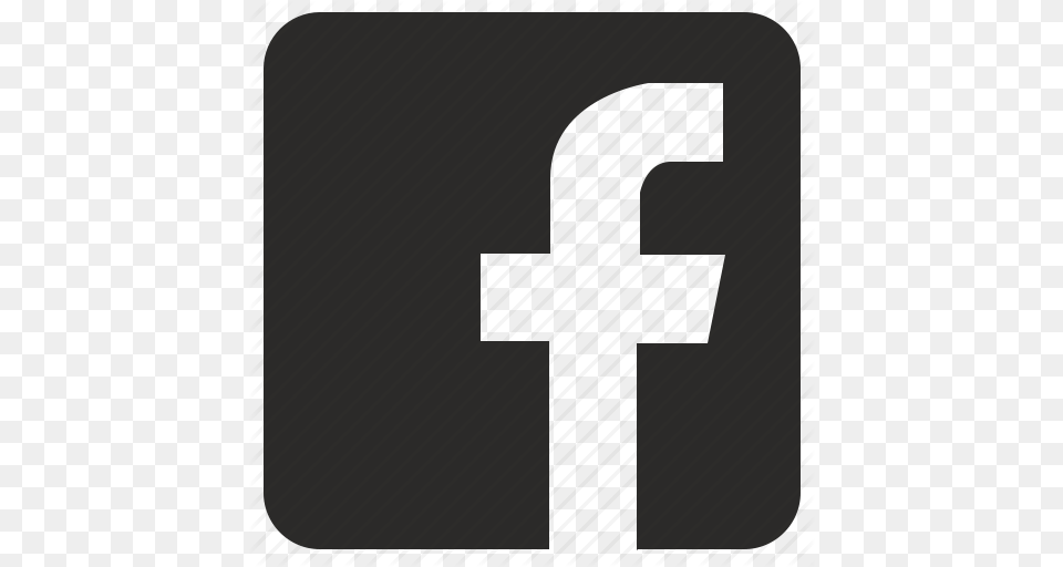 F Facebook Letter Logo Logotype Network Social Icon, Cross, Symbol Free Png