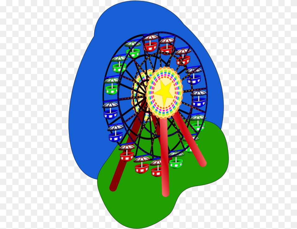 F For Ferriswheel Clipart, Chandelier, Lamp, Fun, Amusement Park Png Image