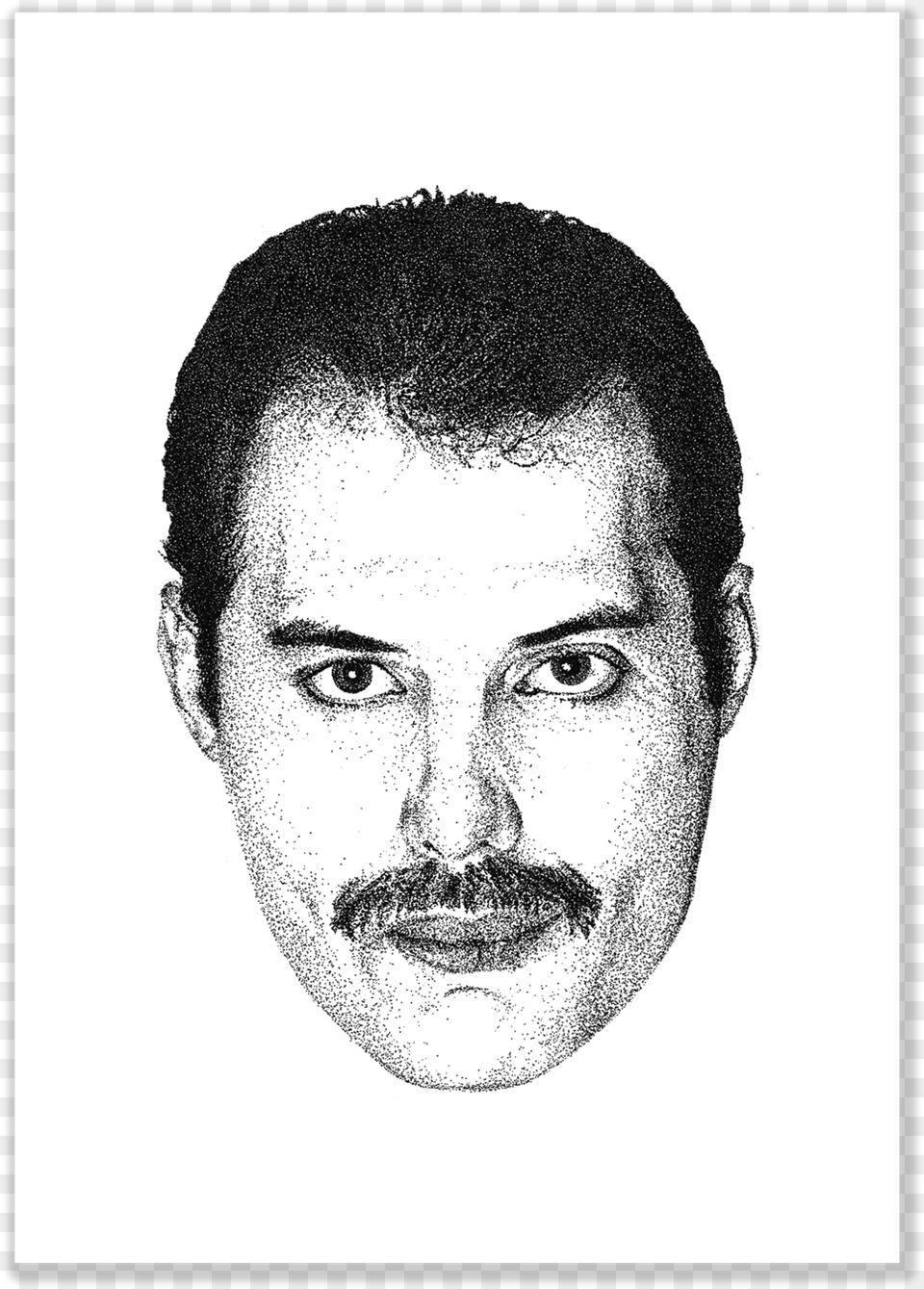F Is For Freddie Mercury Freddie Mercury, Portrait, Art, Drawing, Face Free Png Download