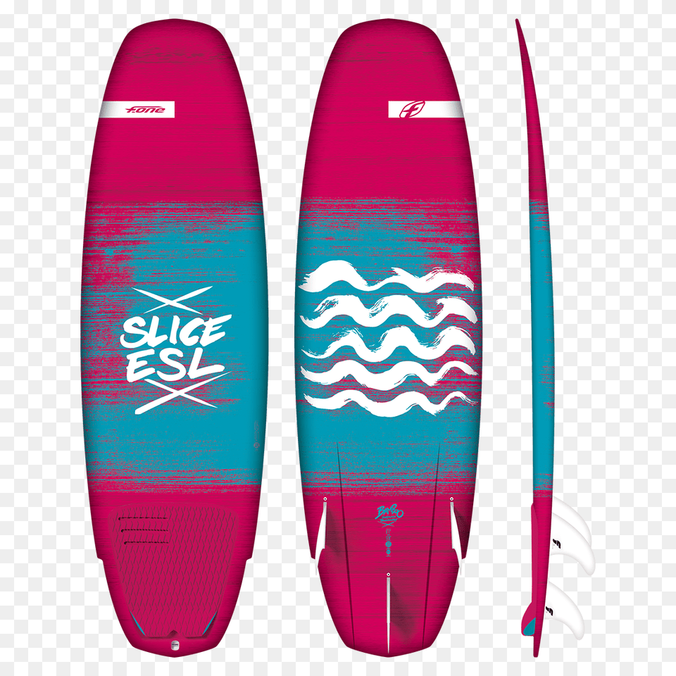 F One Slice Esl Surfboard, Leisure Activities, Nature, Outdoors, Sea Png Image