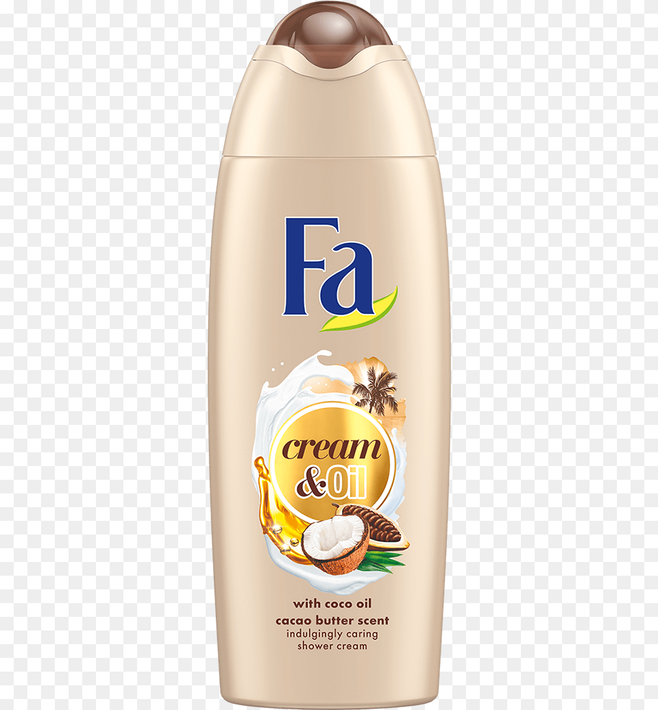 Fa Com Shower Gel Cream Oil Cacao Butter Shampoo Fa, Bottle, Shaker, Cosmetics Free Transparent Png