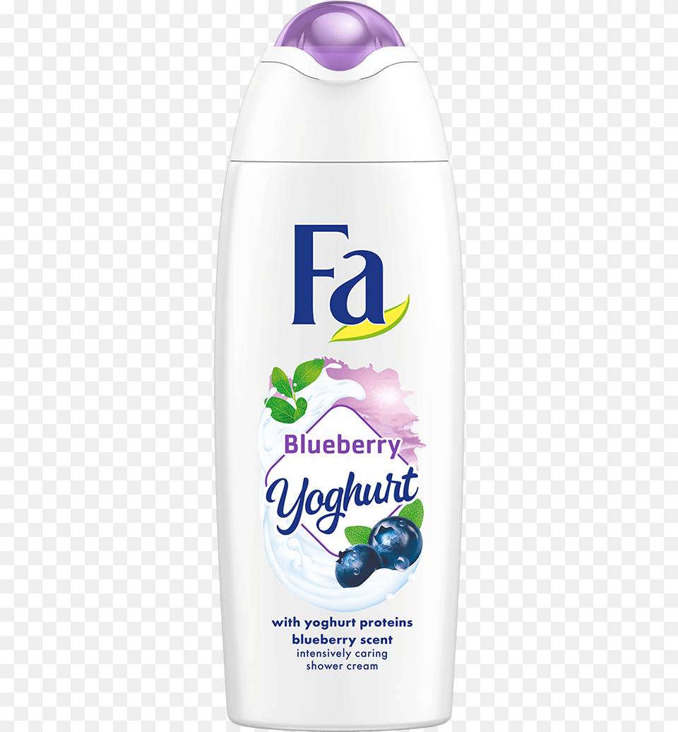 Fa Com Shower Gel Yoghurt Blueberry Shower Gel, Bottle, Shaker, Person, Cosmetics Free Png