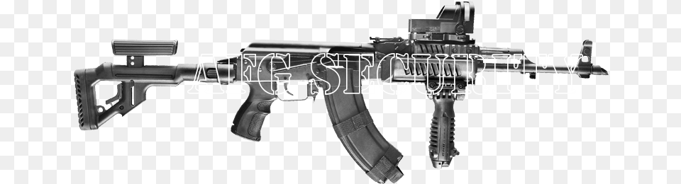 Fab Defense Ak, Firearm, Gun, Machine Gun, Rifle Png Image