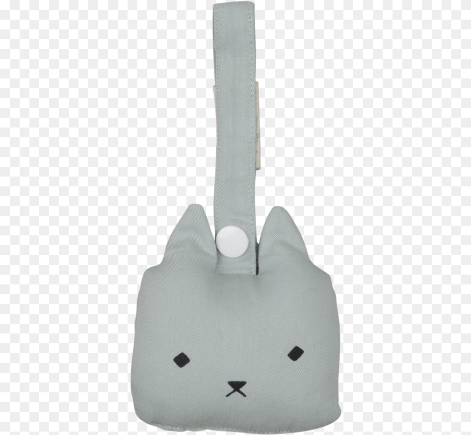 Fabelab Cute Bunny Rattle Grey, Accessories, Bag, Cushion, Handbag Free Png