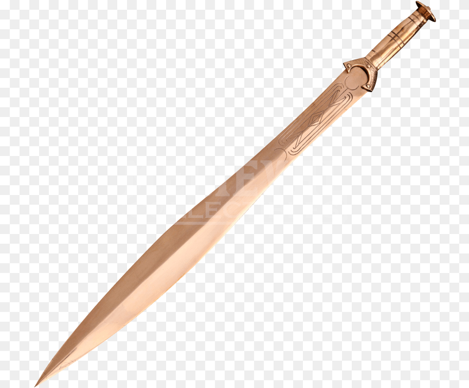 Faber Castell White Pencil, Sword, Weapon, Blade, Dagger Free Png Download