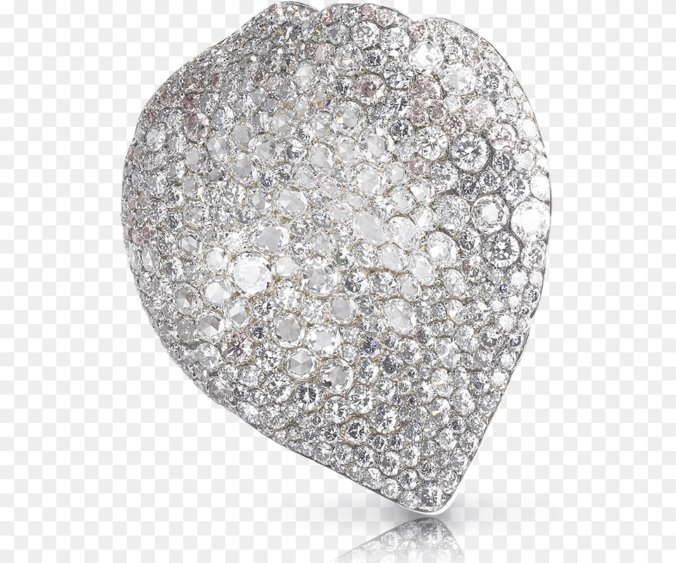Faberg White Rose Brooch Features 375 Diamonds Including Diamond, Accessories, Gemstone, Jewelry, Chandelier Free Png