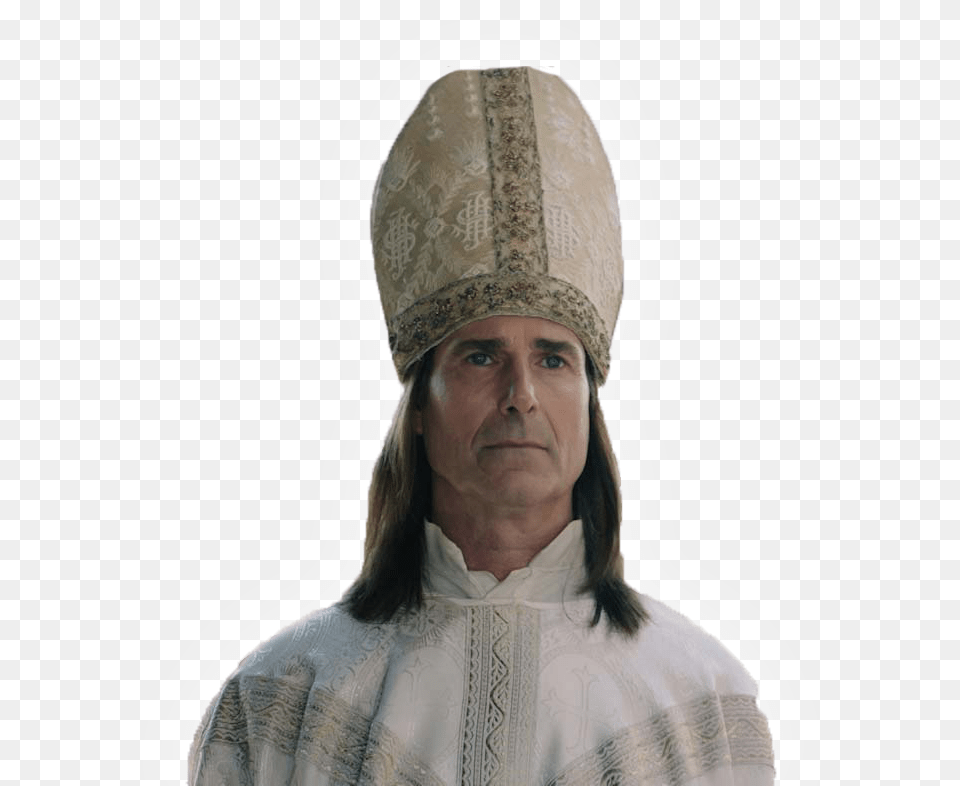 Fabio Pope Download Sharknado 5 The Pope, Adult, Person, Head, Hat Free Transparent Png
