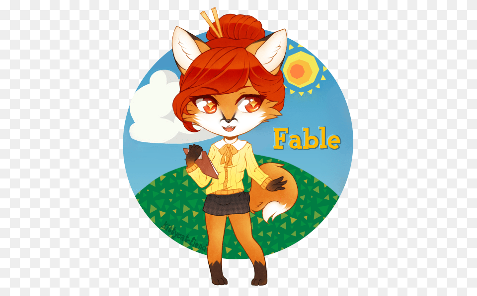 Fable Animal Crossing Oc Weasyl, Publication, Book, Comics, Baby Free Png Download