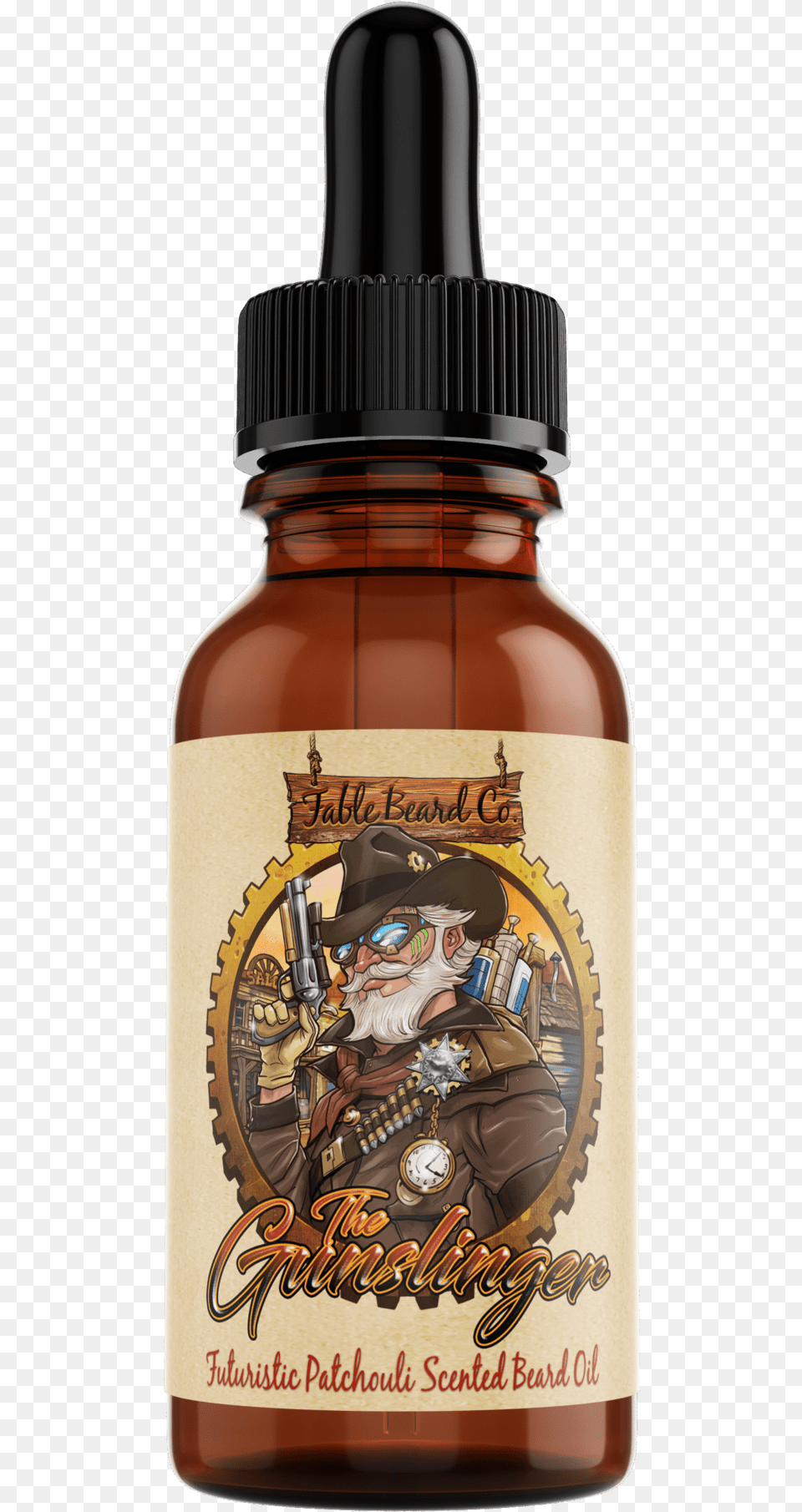 Fable Beard Co Combo Kit 1oz Bottle Amp 4oz Tub The Gunslinger Beard Oil, Adult, Male, Man, Person Free Png Download