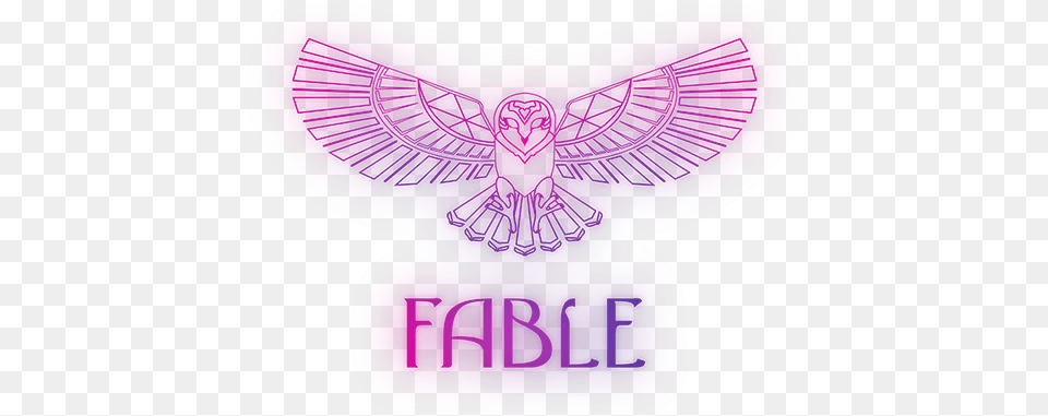 Fable Club Jakarta Logo Icon Cd, Light, Purple, Neon Free Png Download