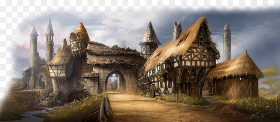 Fable Concept Art, Architecture, Rural, Outdoors, Nature Png Image