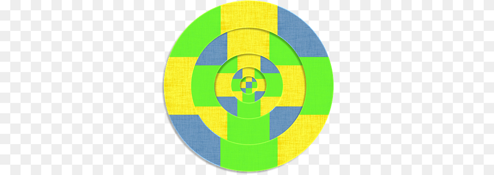 Fabric Disk, Green Png Image
