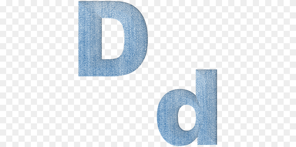 Fabric 3d Denim Alphabet Letter D Font Text Transparent 3d Alphabet Letters, Number, Symbol Free Png Download
