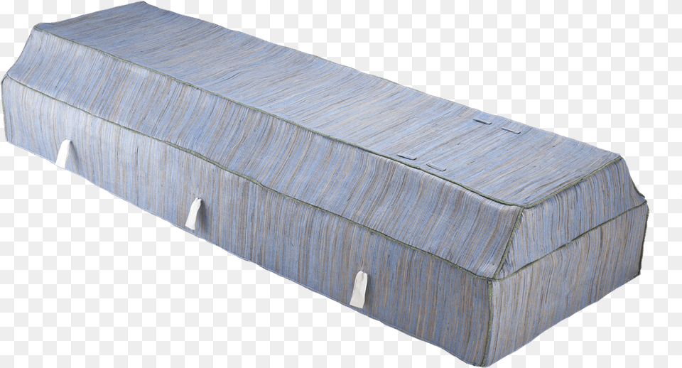 Fabric Coffin Banana Leaf Blue Coffin, Furniture, Mattress Free Transparent Png