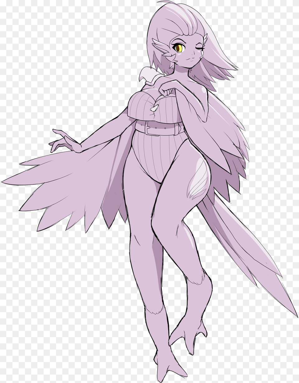 Fabric Drawing Anime Anime Bird Girl Art, Book, Comics, Publication, Adult Free Transparent Png