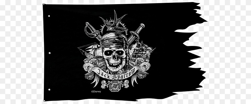 Fabric Pirate Flag Pirate Flag, Emblem, Symbol, Person, Logo Free Png Download