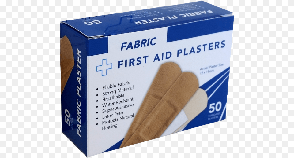 Fabric Plasters 50 Boxed X Textile, Bandage, First Aid Free Png