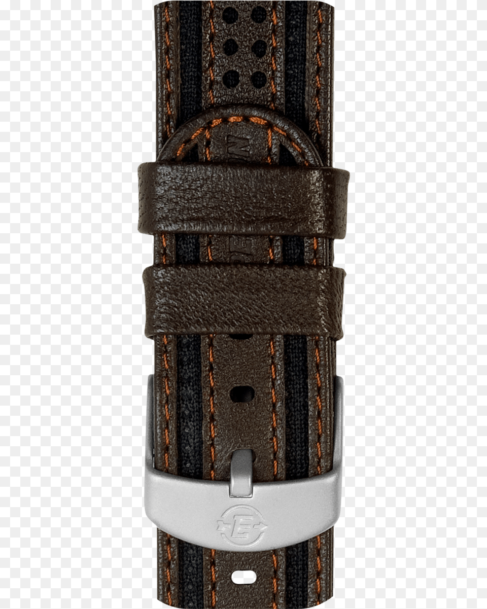 Fabric With Leather Strap Large Timex Men39s Watch 18mm Replacement Strap Brown, Accessories, Belt, Buckle, Bag Free Transparent Png