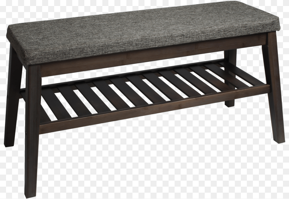 Fabric Wooden Bench With Cushion Canac Banc, Coffee Table, Furniture, Keyboard, Musical Instrument Free Png