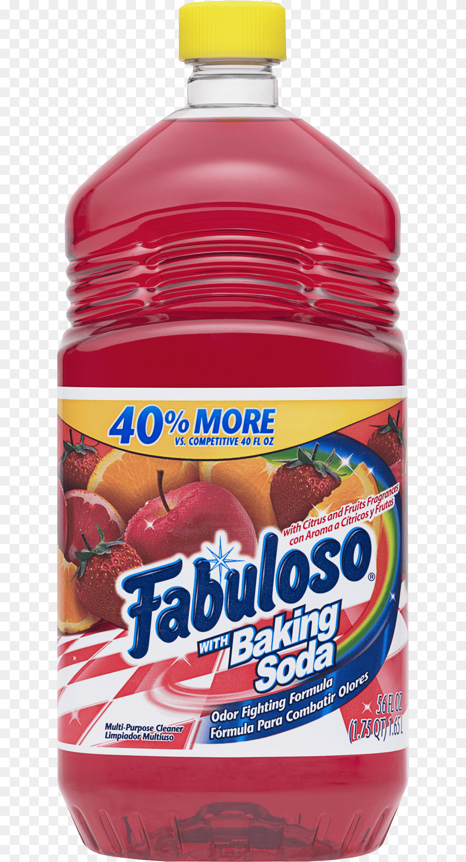 Fabuloso All Purpose Cleaner Baking Soda Fabuloso With Baking Soda All Purpose Cleaner Citrus, Beverage, Juice, Can, Tin Free Png Download