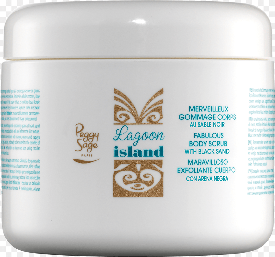 Fabulous Body Scrub With Black Sand Peggy Sage, Bottle, Lotion, Cosmetics, Deodorant Png Image