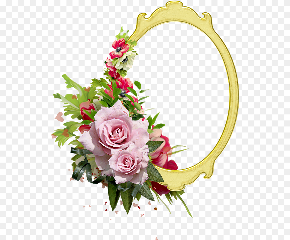 Fabulous Marcos Photoscape Photoshop Y Gimp With Marcos Beautiful Flower With Heart Clip Art With Borders, Flower Arrangement, Flower Bouquet, Plant, Rose Free Png Download