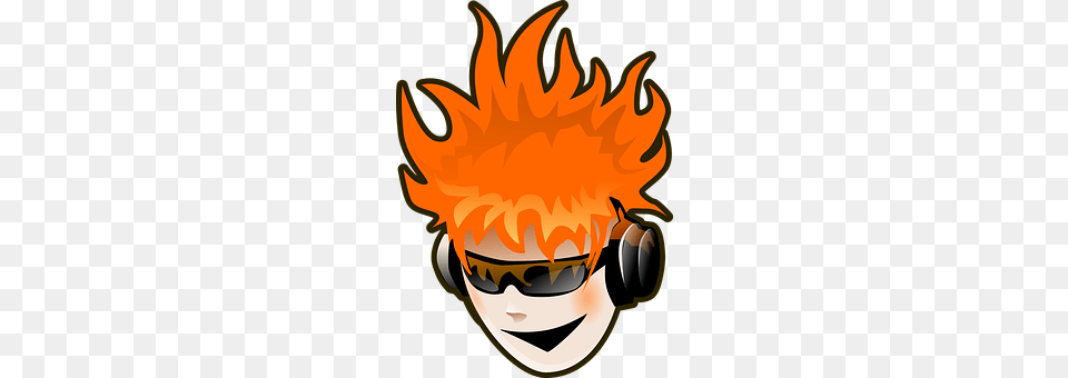 Face Fire, Flame, Accessories, Sunglasses Png Image