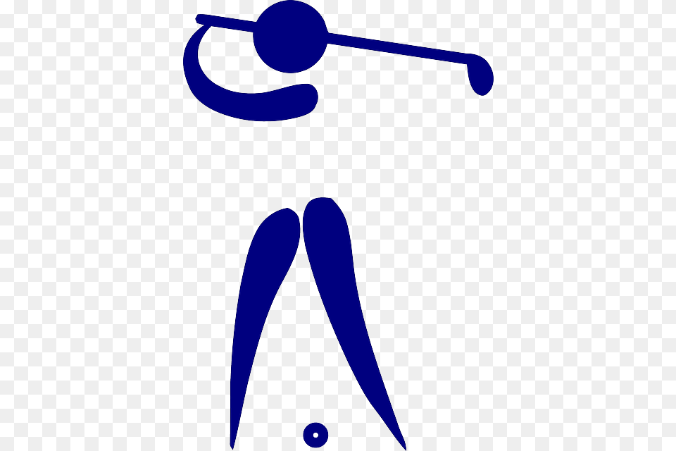 Face Above The Golf Ball Ladies Golf Art Golf, Stencil, Head, Person, People Png Image
