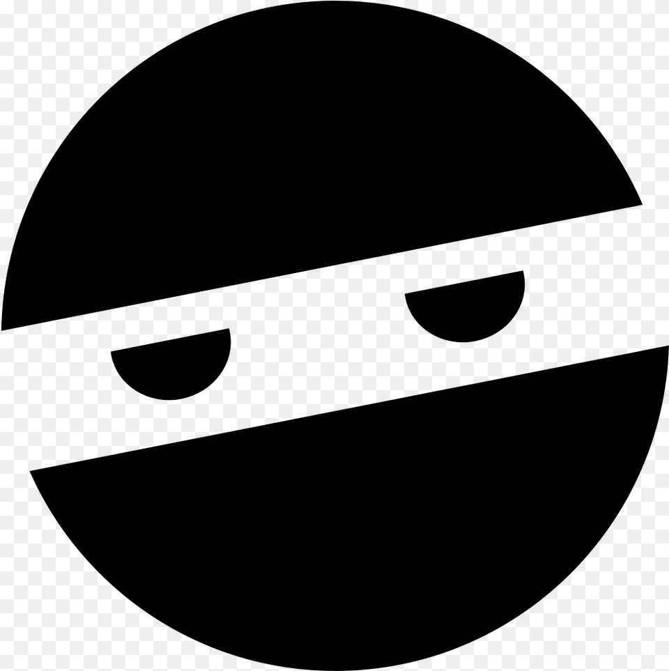 Face Abstract Black Hidden Logo Ninja Crypto Ninja, Gray Free Png Download